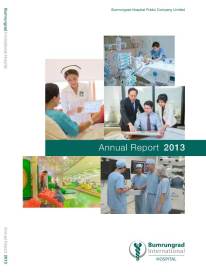 cover of Bumrungrad International's 2013 Annual Report (English edition)